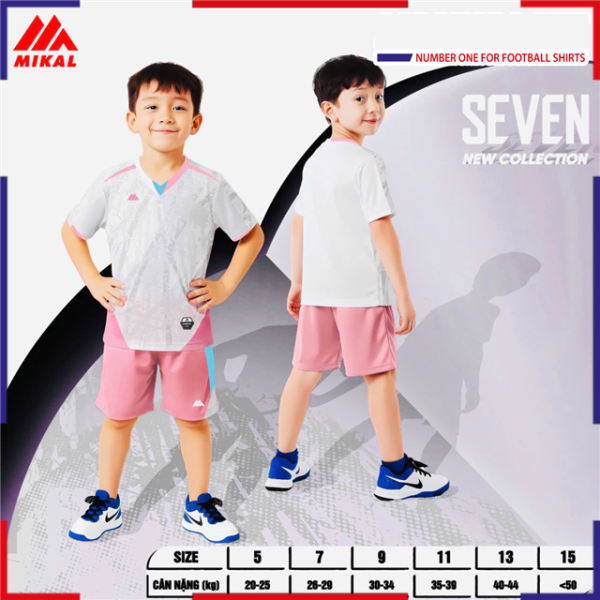 Alternative view of Áo Bóng Đá Trẻ Em Mikal Seven K7