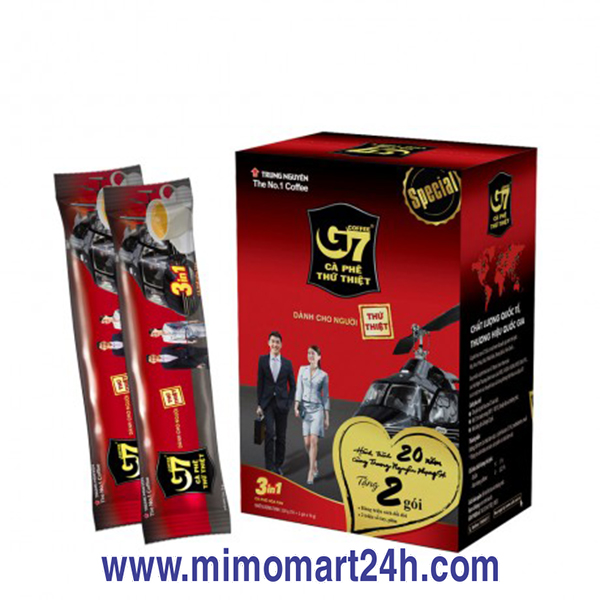 Hộp cà phê sữa G7 Trung Nguyên 18 gói