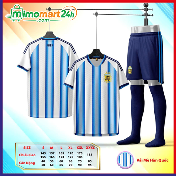 Áo Bóng Đá ĐT Argentina World Cup 2026-2027 - Ảnh 3