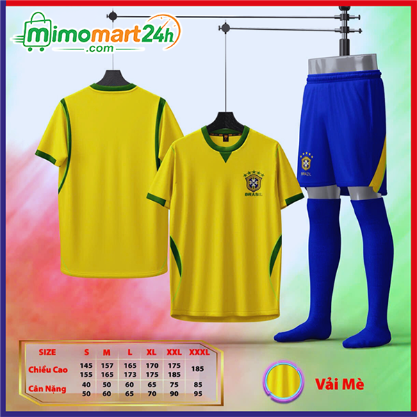 Alternative view of Áo Bóng Đá Đội Tuyển Brazil World Cup 2026-2027