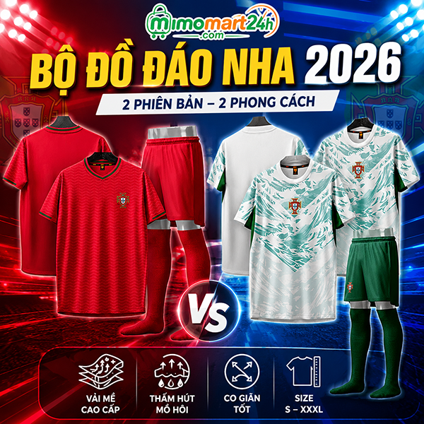 Alternative view of Áo Bóng Đá Trẻ Em Đội Tuyển Bồ Đào Nha 2026-2027 HD