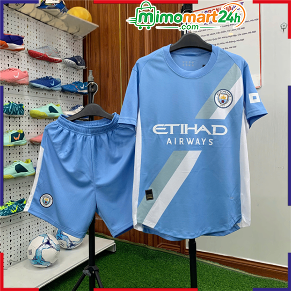 Áo Bóng Đá Vải Mè Câu Lạc Bộ Manchester City 2026-2027 - Ảnh 3